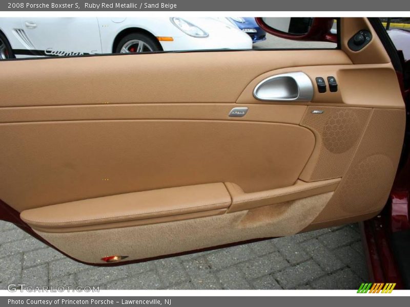 Ruby Red Metallic / Sand Beige 2008 Porsche Boxster S