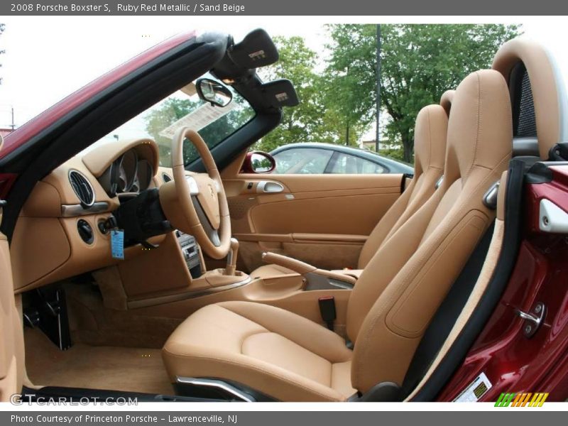 Ruby Red Metallic / Sand Beige 2008 Porsche Boxster S