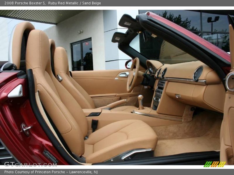 Ruby Red Metallic / Sand Beige 2008 Porsche Boxster S