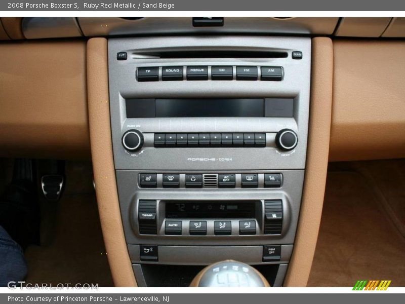 Ruby Red Metallic / Sand Beige 2008 Porsche Boxster S