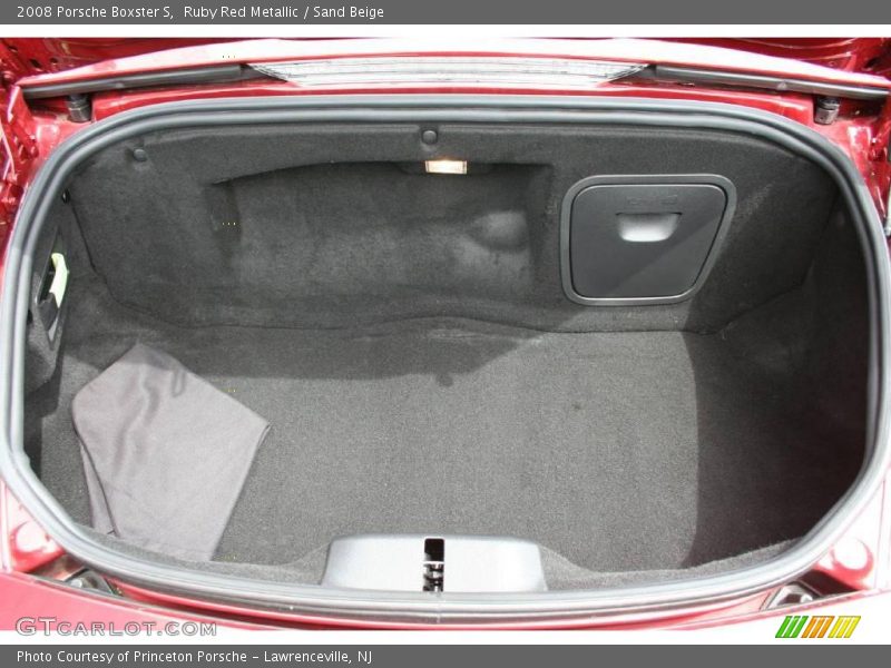Ruby Red Metallic / Sand Beige 2008 Porsche Boxster S