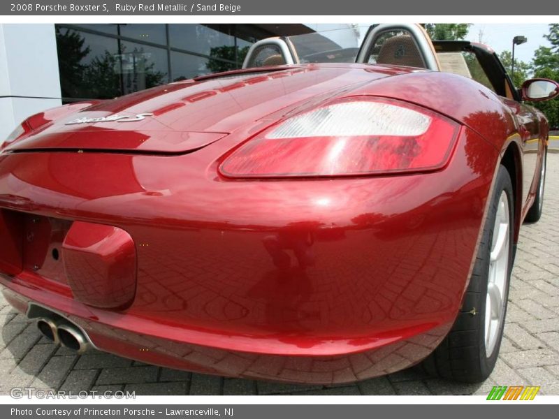 Ruby Red Metallic / Sand Beige 2008 Porsche Boxster S