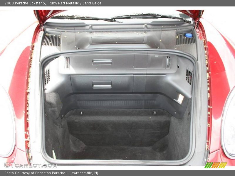 Ruby Red Metallic / Sand Beige 2008 Porsche Boxster S