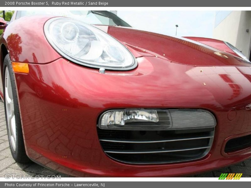Ruby Red Metallic / Sand Beige 2008 Porsche Boxster S