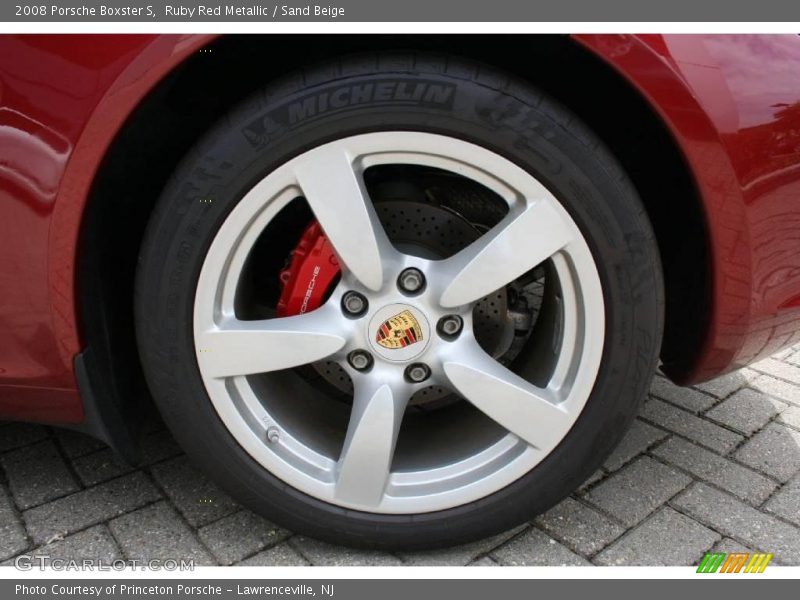 Ruby Red Metallic / Sand Beige 2008 Porsche Boxster S