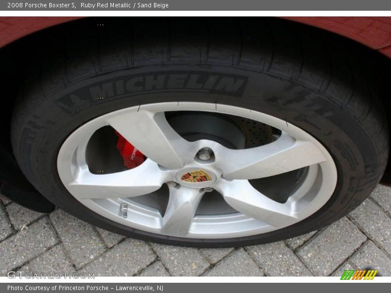 Ruby Red Metallic / Sand Beige 2008 Porsche Boxster S