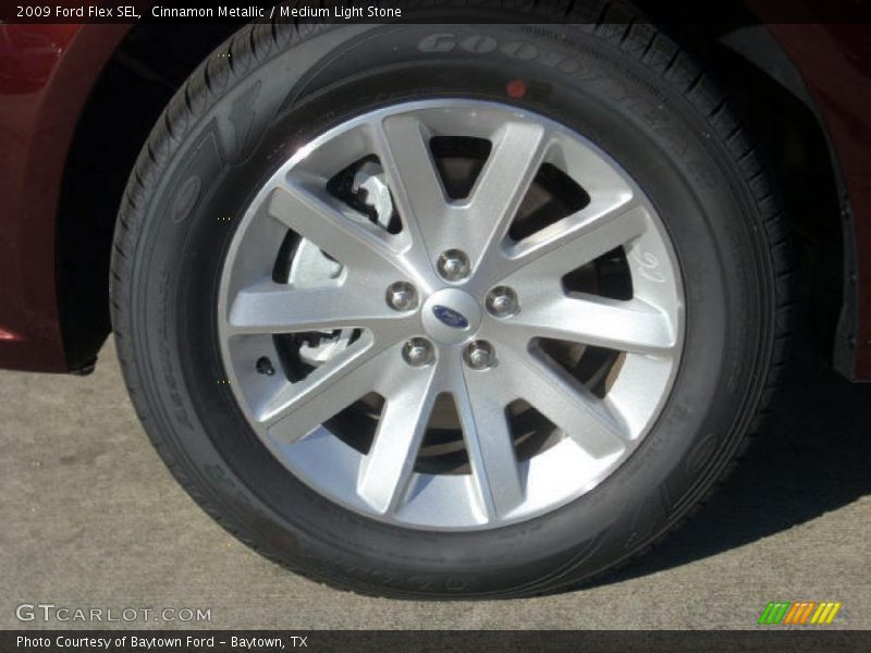 Cinnamon Metallic / Medium Light Stone 2009 Ford Flex SEL