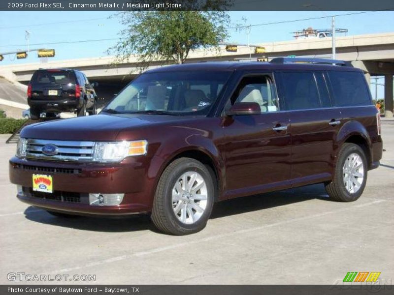 Cinnamon Metallic / Medium Light Stone 2009 Ford Flex SEL