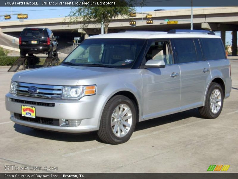 Brilliant Silver Metallic / Medium Light Stone 2009 Ford Flex SEL