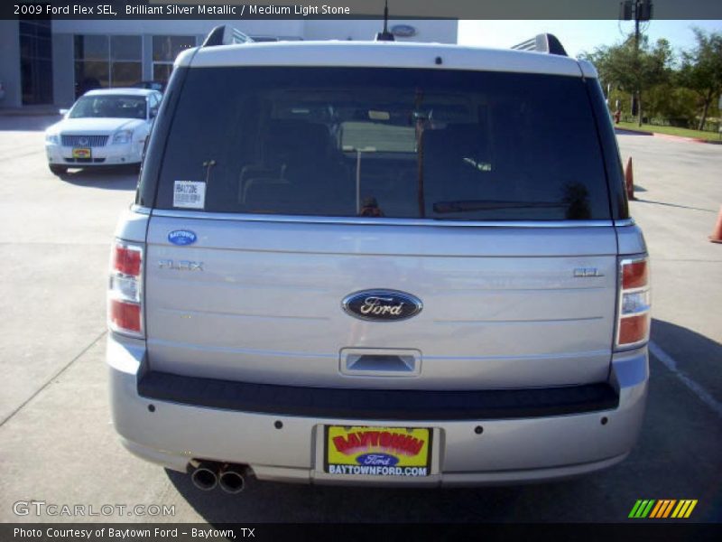 Brilliant Silver Metallic / Medium Light Stone 2009 Ford Flex SEL