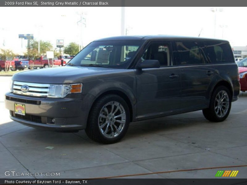 Sterling Grey Metallic / Charcoal Black 2009 Ford Flex SE