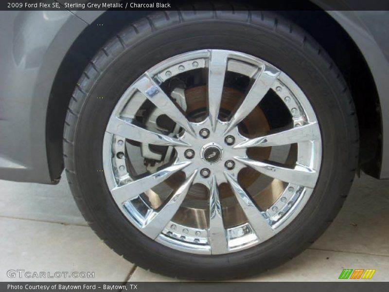 Sterling Grey Metallic / Charcoal Black 2009 Ford Flex SE