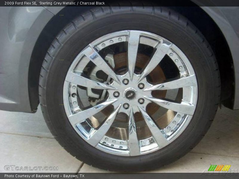 Sterling Grey Metallic / Charcoal Black 2009 Ford Flex SE