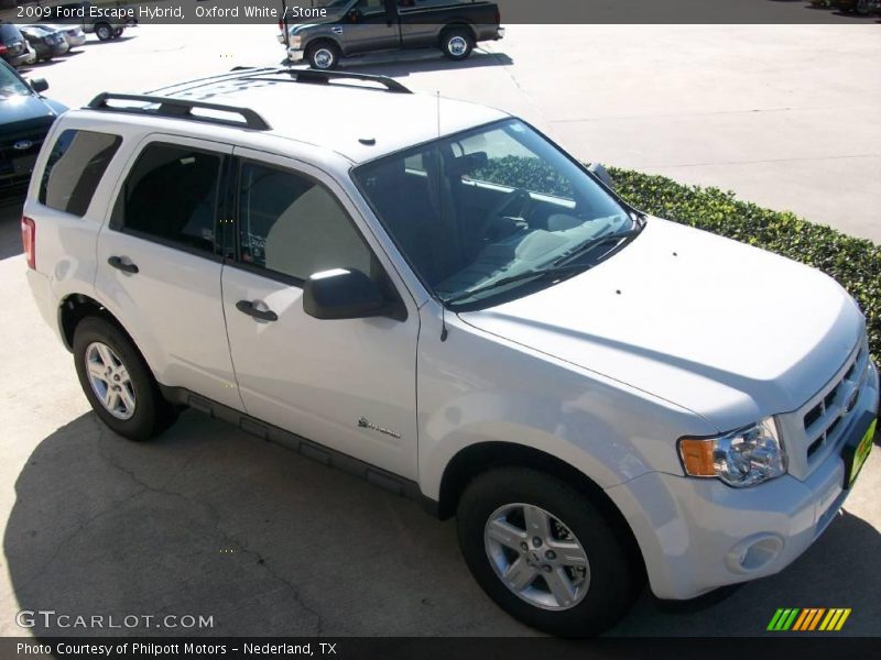 Oxford White / Stone 2009 Ford Escape Hybrid