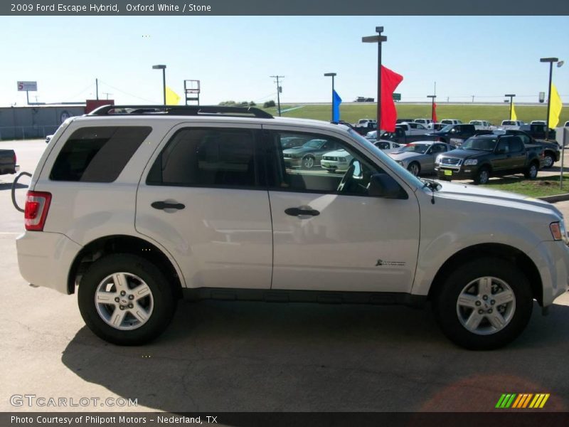 Oxford White / Stone 2009 Ford Escape Hybrid