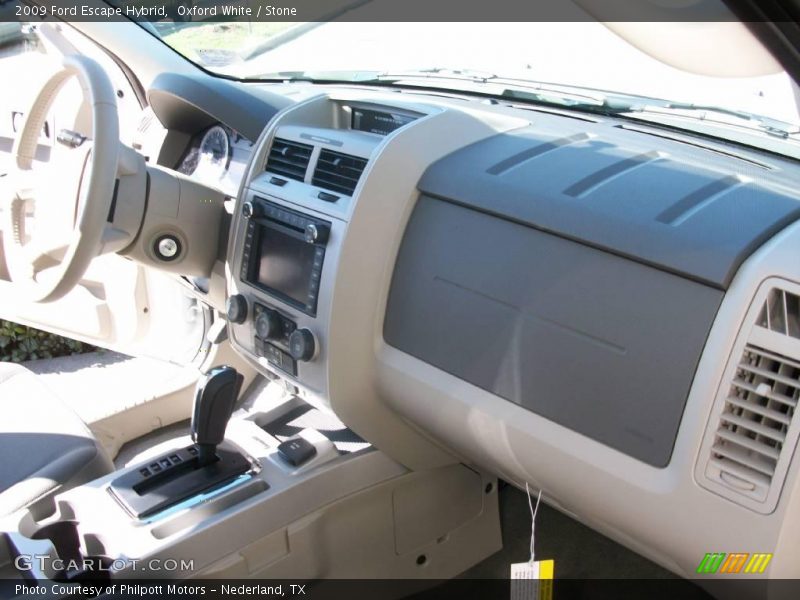 Oxford White / Stone 2009 Ford Escape Hybrid