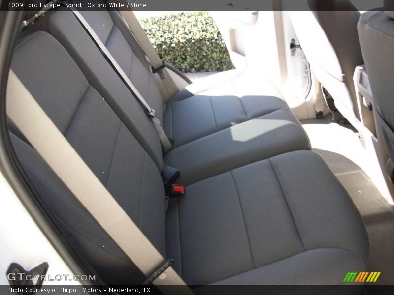 Oxford White / Stone 2009 Ford Escape Hybrid