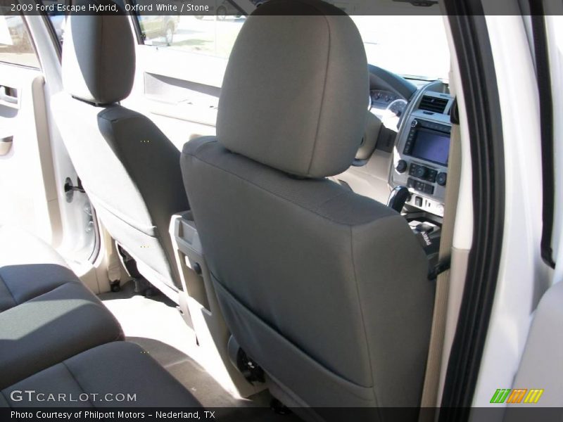Oxford White / Stone 2009 Ford Escape Hybrid