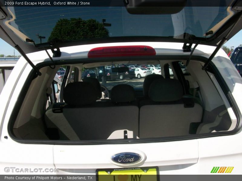 Oxford White / Stone 2009 Ford Escape Hybrid