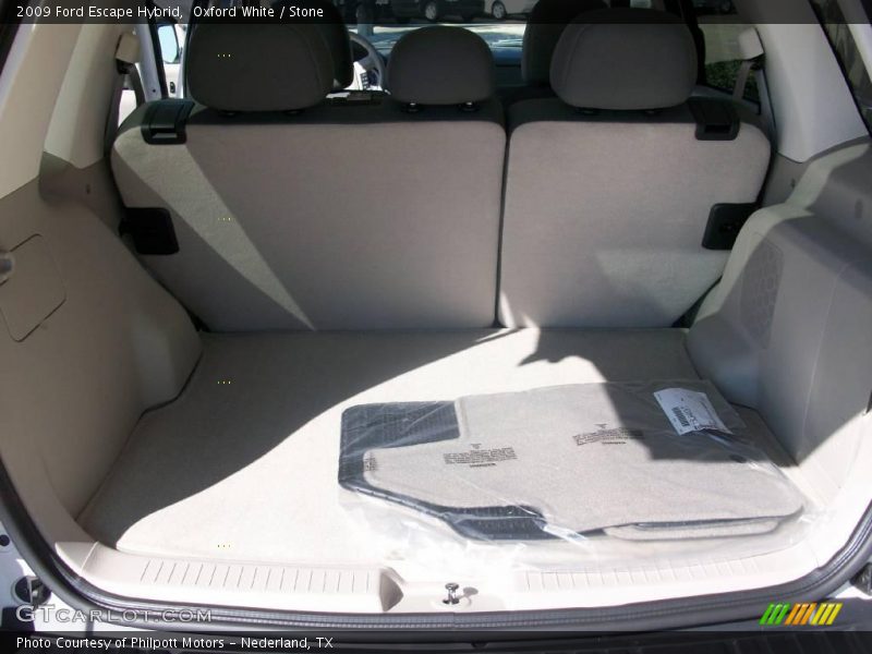 Oxford White / Stone 2009 Ford Escape Hybrid
