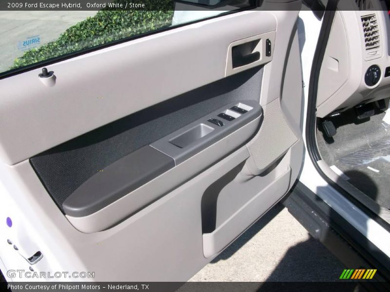 Oxford White / Stone 2009 Ford Escape Hybrid