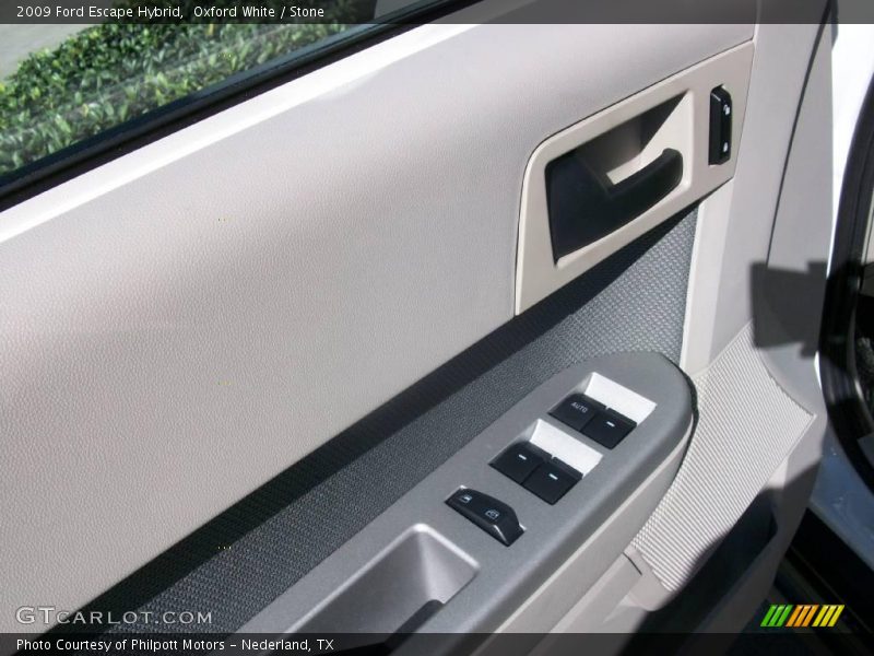 Oxford White / Stone 2009 Ford Escape Hybrid