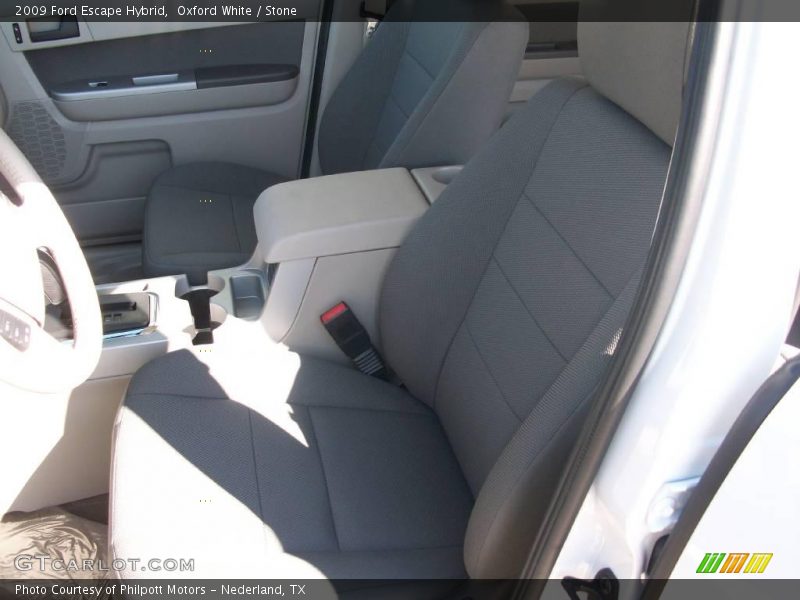 Oxford White / Stone 2009 Ford Escape Hybrid