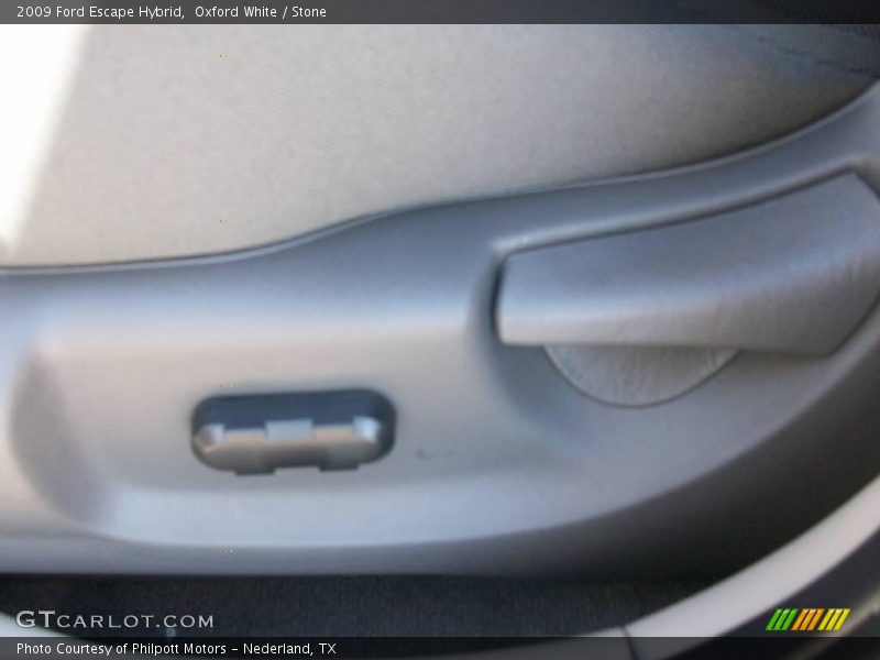 Oxford White / Stone 2009 Ford Escape Hybrid