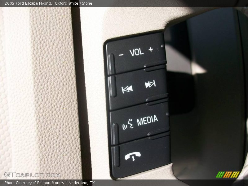 Oxford White / Stone 2009 Ford Escape Hybrid