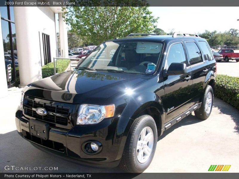 Black / Stone 2009 Ford Escape Hybrid