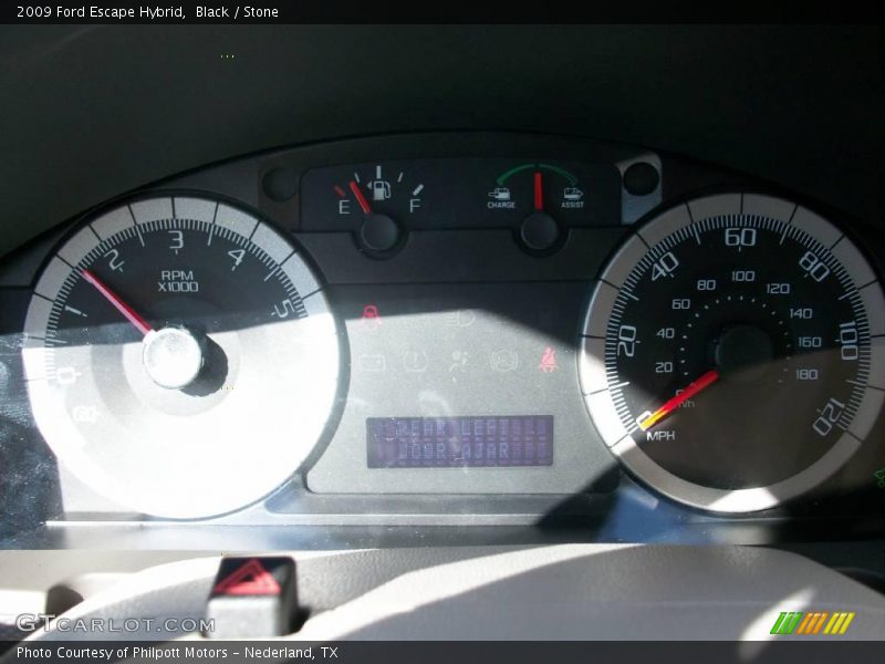 Black / Stone 2009 Ford Escape Hybrid