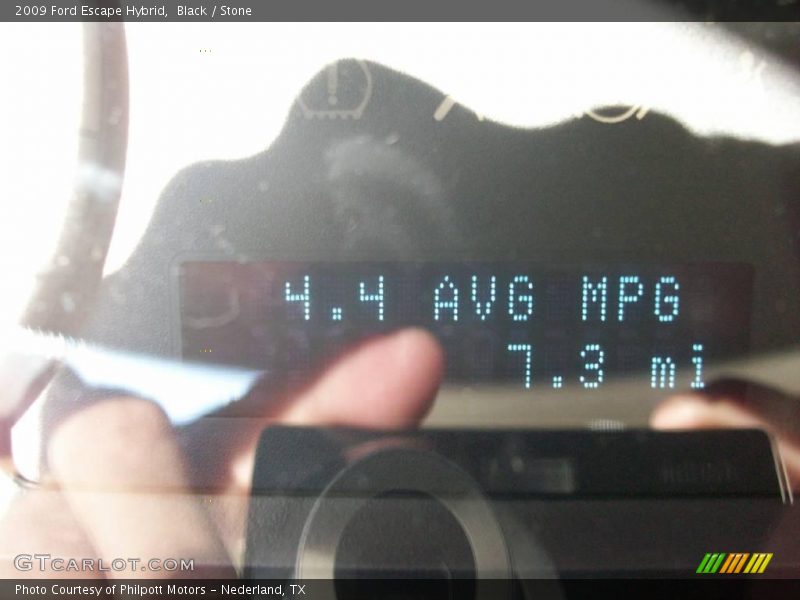 Black / Stone 2009 Ford Escape Hybrid
