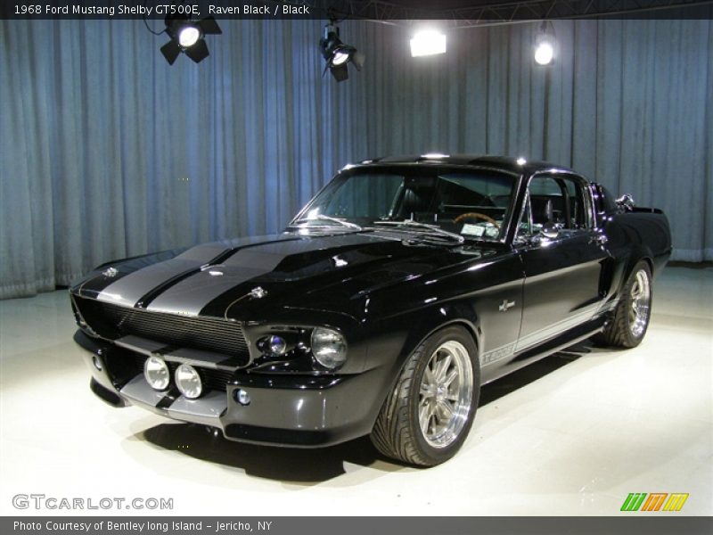 Raven Black / Black 1968 Ford Mustang Shelby GT500E