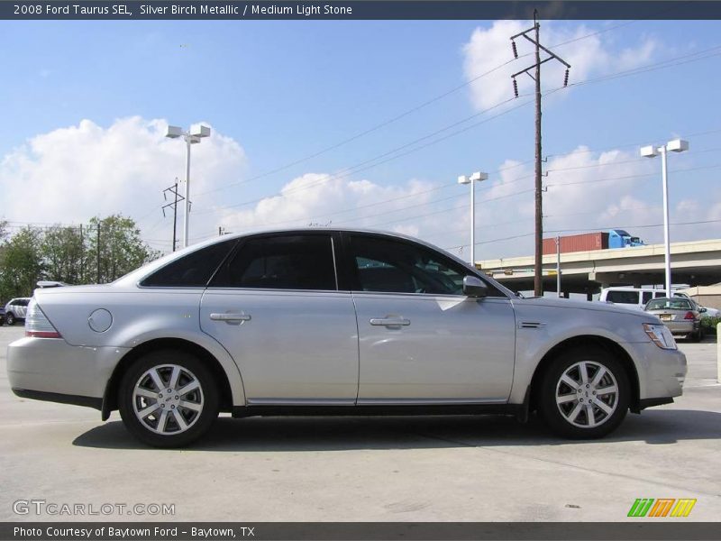 Silver Birch Metallic / Medium Light Stone 2008 Ford Taurus SEL