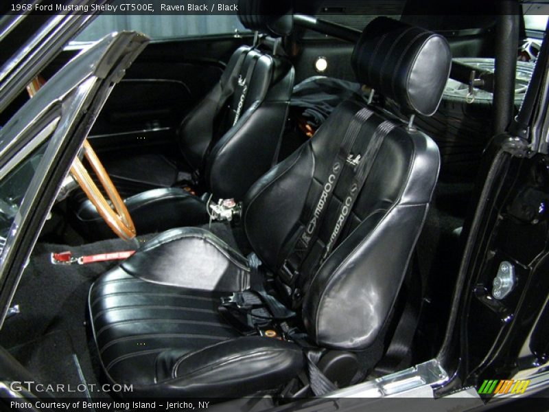 Raven Black / Black 1968 Ford Mustang Shelby GT500E
