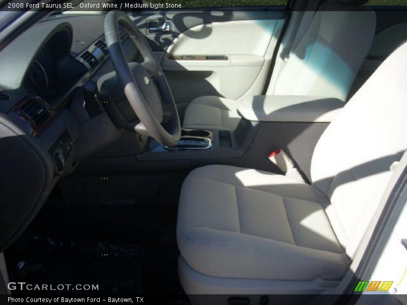 Oxford White / Medium Light Stone 2008 Ford Taurus SEL