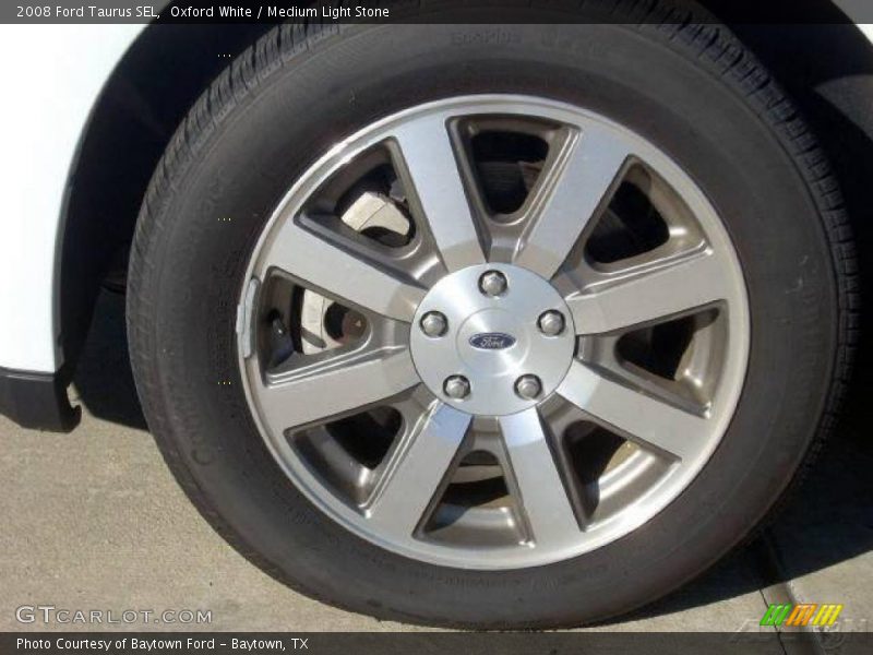 Oxford White / Medium Light Stone 2008 Ford Taurus SEL
