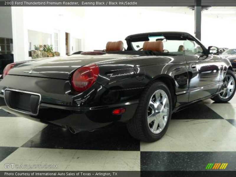 Evening Black / Black Ink/Saddle 2003 Ford Thunderbird Premium Roadster