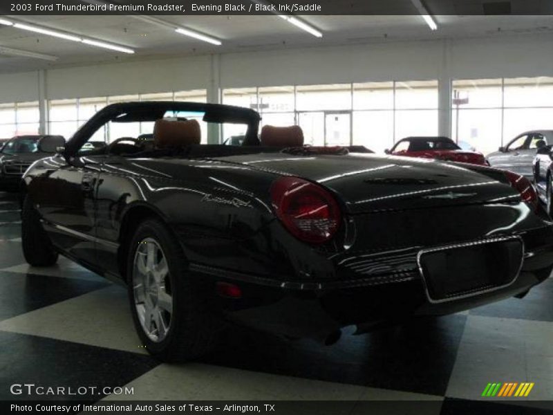 Evening Black / Black Ink/Saddle 2003 Ford Thunderbird Premium Roadster