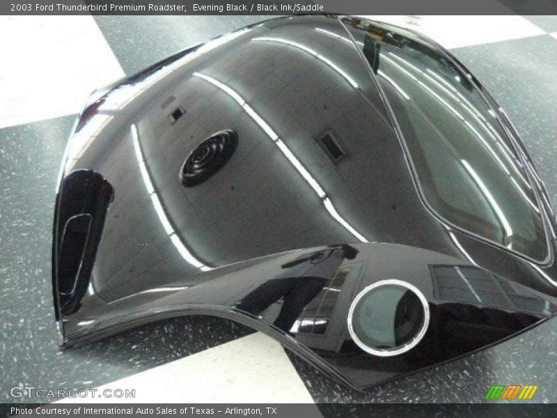 Evening Black / Black Ink/Saddle 2003 Ford Thunderbird Premium Roadster