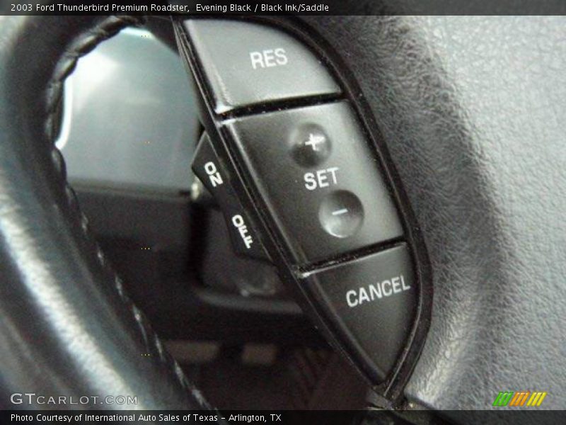 Evening Black / Black Ink/Saddle 2003 Ford Thunderbird Premium Roadster