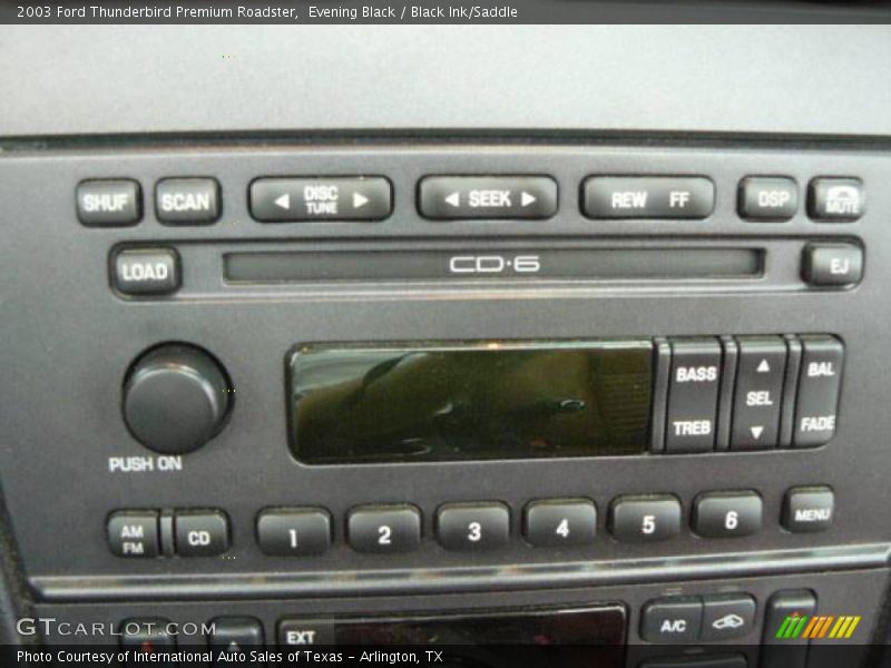 Evening Black / Black Ink/Saddle 2003 Ford Thunderbird Premium Roadster