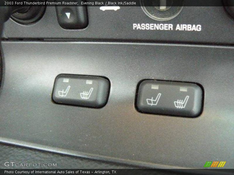 Evening Black / Black Ink/Saddle 2003 Ford Thunderbird Premium Roadster