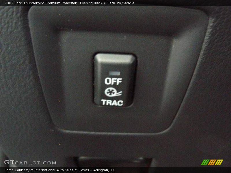 Evening Black / Black Ink/Saddle 2003 Ford Thunderbird Premium Roadster