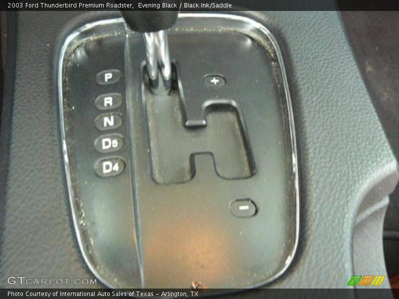 Evening Black / Black Ink/Saddle 2003 Ford Thunderbird Premium Roadster