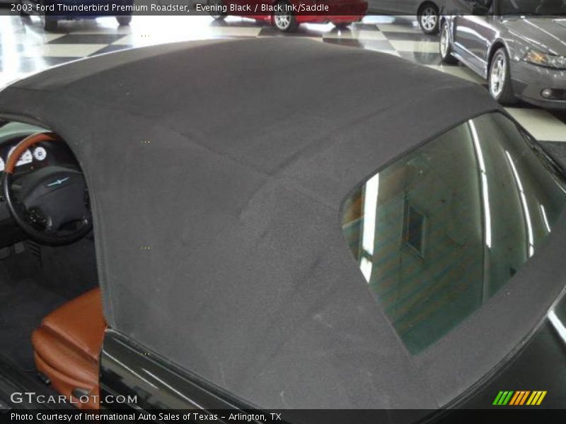 Evening Black / Black Ink/Saddle 2003 Ford Thunderbird Premium Roadster