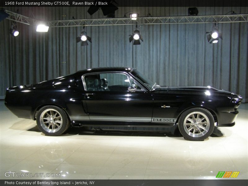 Raven Black / Black 1968 Ford Mustang Shelby GT500E