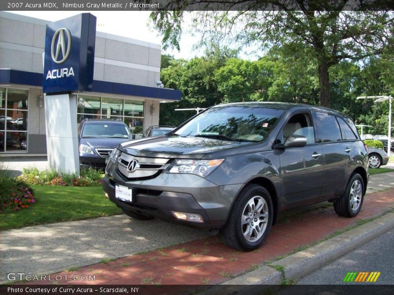 Nimbus Gray Metallic / Parchment 2007 Acura MDX