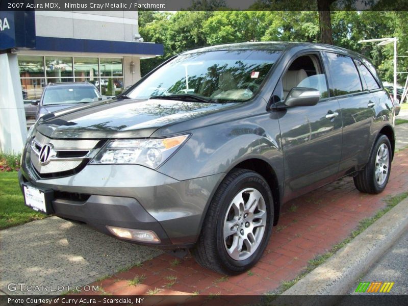 Nimbus Gray Metallic / Parchment 2007 Acura MDX