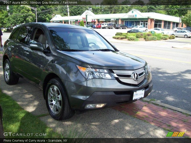Nimbus Gray Metallic / Parchment 2007 Acura MDX